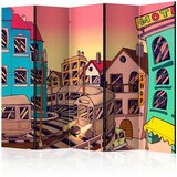 Artgeist PARAVAN 225/172/3 cm rumena, pink | Shoptok.si