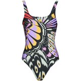 Adidas Enodelne kopalke FARM Graphic U-back Swimsuit Večbarvna | Shoptok.si