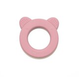 Petite&Mars Silikonska grickalica za zube sa zvečkom Beary 0+, Dusty Rose Cijene