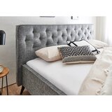Meise Möbel Siva oblazinjena zakonska postelja 180x200 cm Alicante – | Shoptok.si