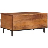  Klubska miza s predalom Rjava 80 x 54 x 40 cm Masiven les manga, (5000107358) | Shoptok.si