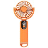 INF Tihi mini viseči ventilator D20 z baterijo 1200mAh, 6-stopenjski Orange, (5000306739) | Shoptok.si