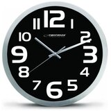 Esperanza EHC013K Wall Clock - Zurich - Black Quartz clock Oval Black, White | shoptok.hr