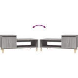  Klubska mizica Siva sonoma 100x50x45 cm inženirski les, (20714544) | Shoptok.si