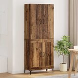 vidaXL Highboard Staro drvo 69,5 x 34 x 180 cm Konstruirano drvo Cijene
