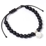 REAL MADRID Black Bead zapestnica | Shoptok.si