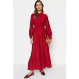 Trendyol Dress - Burgundy - Basic | shoptok.hr
