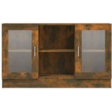  Vitrina boja dimljenog hrasta 120 x 30,5 x 70 cm drvena | Eponuda.com