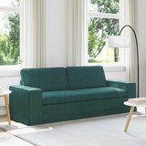 SOFA Tamnozelena 222 x 80 x 82 cm tkanina | shoptok.hr