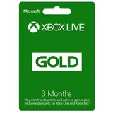 X BOX Live GOLD Subscription Card 3 Months Live GLOBAL | Eponuda.ba