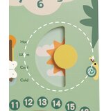 Classic World drvena edukativna ploča Moj prvi kalendar 30 x 30 cm | shoptok.hr