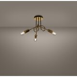 Sollux SL.1437 - Plafonski luster LOOP 3xE27/15W/230V zlatna | Eponuda.com