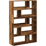 vidaXL Knjižna omara starinski les 100x33x156,5 cm inženirski les | Shoptok.si
