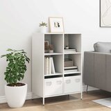  Visoka komoda bijela 68x39x103,5 cm čelična | shoptok.hr