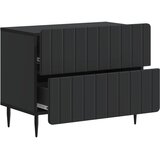  Noćni ormar Crna 62 x 34,5 x 49,5 cm Konstruirano drvo | shoptok.hr