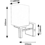 Rabalux zenkai zidne lampe ( 71059 ) Cene