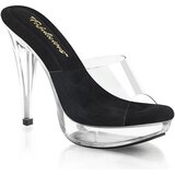Pleaser USA Pleaser Cocktail-501 Clr-Blk/Clr 43 Cene