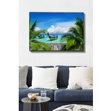 Wallity kanvas tablo (70 x 100) - 31 multicolor decorative canvas painting