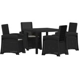  Vrtni set za objed 5 kom. Antracit i Svjetlosiva PP | shoptok.hr