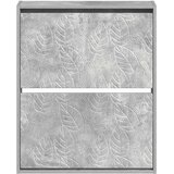  Ormar za cipele na zidu DELFT 71 x 17 x 86 cm Konstruirano drvo - Betonska siva | shoptok.hr