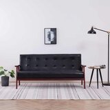  Trosjed od umjetne kože crni | shoptok.hr
