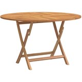  Sklopivi vrtni stol Ø 110 x 75 cm od masivne tikovine | shoptok.hr