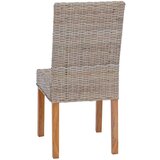  Stolac za blagovanje 2 pcs Kubu siva 45 x 54 x 93 cm | shoptok.hr