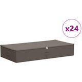  Kutija za spremanje 24 pcs Siva 100 x 50 x 18 cm | Eponuda.ba