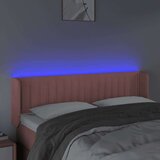  Posteljno vzglavje roza 147x16x78/88 cm žamet, (20933807) | Shoptok.si