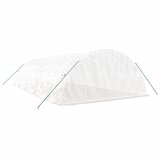  Staklenik s čeličnim okvirom bijeli 50 m² 10 x 5 x 2,3 m | shoptok.hr