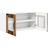  Zidni stakleni ormarić PORTO Staro drvo 80 x 31 x 40 cm | Eponuda.ba
