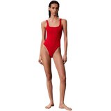 Calvin Klein Jeans Enodelne kopalke ONE PIECE LV00Q61142 Rdeča Cene