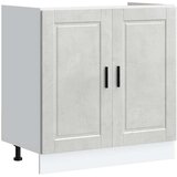 vidaXL Osnovna omarica za umivalnik "Porto" betonsko siv 80x46x81,5 cm | Shoptok.si