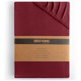 DecoKing Bordo rdeča napenjalna rjuha iz jerseyja 120x200 cm Amber – | Shoptok.si