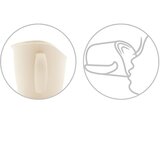 BabyOno Ergonomska skodelica za učenje FLOW 6 m+, bež | Shoptok.si