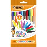 Bic kemični svinčnik Cristal Large Multicolor, vrečka 10 kom, (21655928) Cene