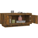  Klubska mizica dimljeni hrast 102x50x45 cm konstruiran les, (20714262) | Shoptok.si