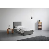 Mömax oblazinjena postelja billy, temno siva, 90x200 | Shoptok.si