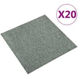 vidaXL Podne pločice s tepihom 20 kom 5 m² 50 x 50 cm zelene Cijene