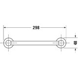 Duravit 99141000 - držač za kadu d-code 28,4 cm sjajni hrom | Eponuda.com