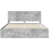  okvir za krevet beton 180 x 200 cm čvrsto borovo drvo | shoptok.hr
