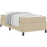  Krevetna konstrukcija Svijetlozeleni sivi 80 x 200 cm tkanina | shoptok.hr