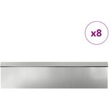  Ograde protiv puževa 12 pcs Srebrno Cinkani čelik | shoptok.hr