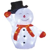 Emos led božični snežak s klobukom, 36 cm, zunanji in notranji, hladna bela, časovnik DCFC18 | Shoptok.si