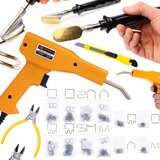 Rosfix Set Lutovalnik Šoba Za Plastiko, Spenjalnik In 800 Sponk 8 Tipov | 230 Mm, 50 W, Ergonomski Ročaj, Visoka Trdnost, (5000243695) | Shoptok.si