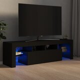 vidaXL TV ormarić s LED svjetlima crni 140x36,5x40 cm Cijene
