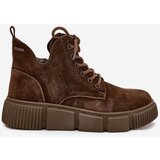 Big Star Suede Low Women's Ankle Boots On Platform Big Star | shoptok.hr