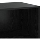  Kreveta Crni hrast 70 x 41 x 185 cm Konstruirano drvo Slike