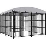  Zunanji pasji boks s streho 300x300x210 cm | Shoptok.si