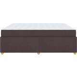  Okvir za krevet Tamno smeđa 180 x 200 cm tkanina | shoptok.hr